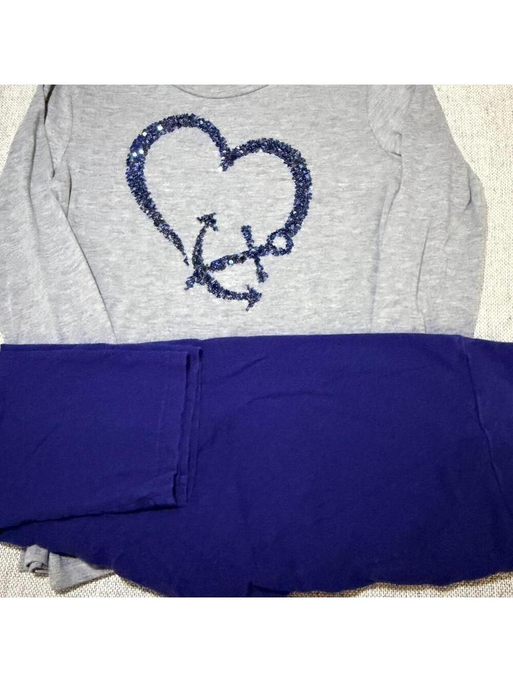 Women's Blue and Purple Shirt